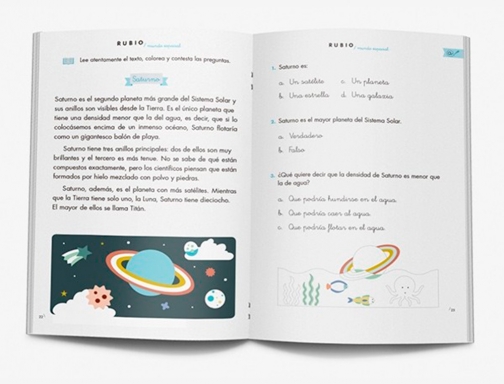 Cuaderno Rubio competencia lectora 2 mundo espacial CL2, imagen 3 mini