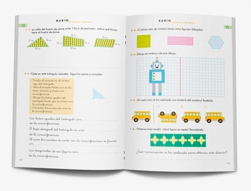 Cuaderno Rubio competencia matematica 4 CM4, imagen 3 mini