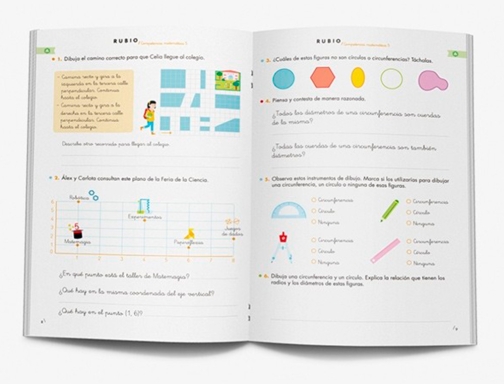 Cuaderno Rubio competencia matematica 5 CM5, imagen 2 mini