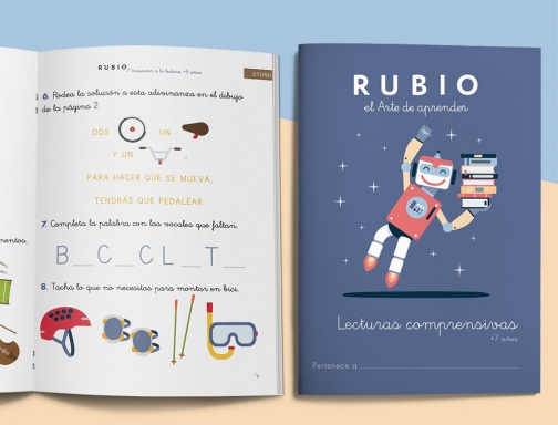 Cuaderno Rubio lecturas comprensivas + 7 aos LC7, imagen 3 mini