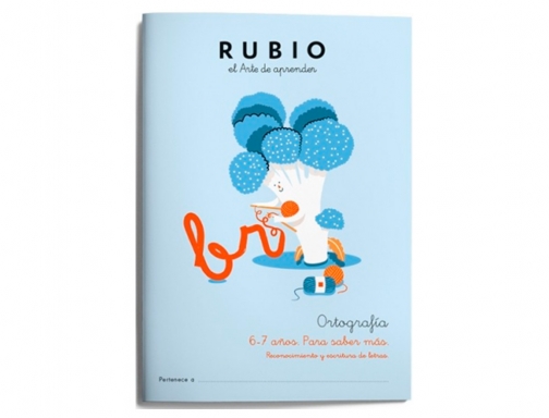 Cuaderno Rubio ortografia 6-7 años para saber mas ORT2, imagen 2 mini