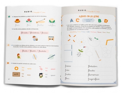 Cuaderno Rubio ortografia 6-7 años para saber mas ORT2, imagen 3 mini
