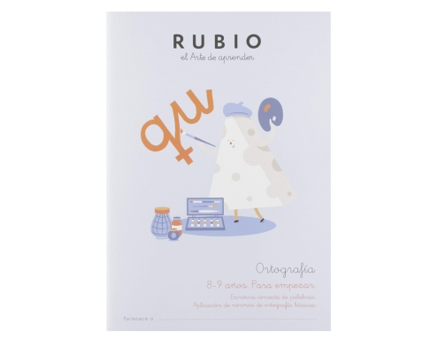 Cuaderno Rubio ortografia 8-9 aos para empezar ORT3, imagen 2 mini