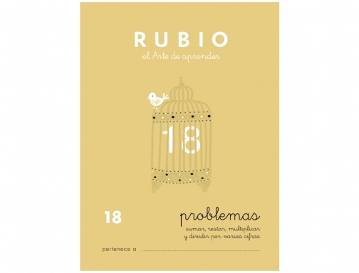 Cuaderno Rubio problemas n 18 PR-18, imagen 2 mini