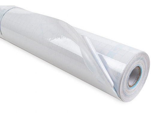 Rollo plastico adhesivo Liderpapel 0.50x20 mt 80 mc removible 20287, imagen 3 mini