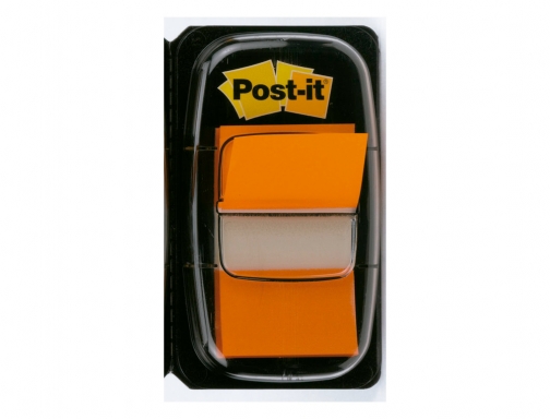 Banderitas separadoras 680-4 naranja dispensador de 50 unidades Post-it 70071392826, imagen 2 mini