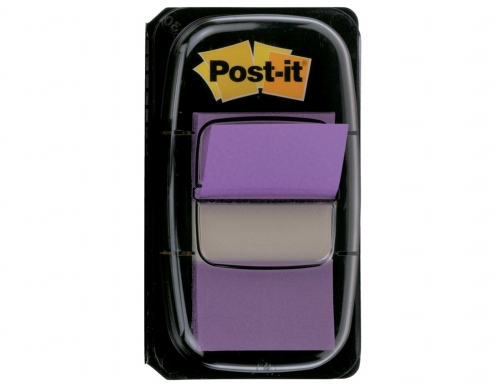 Banderitas separadoras 680-8 violeta dispensador de 50 unidades Post-it 70071392883, imagen 2 mini