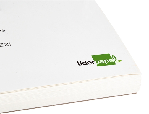 Bloc dibujo Liderpapel esbozos espiral Din A4 210x297mm 100 hojas 90gr m2 50337, imagen 5 mini