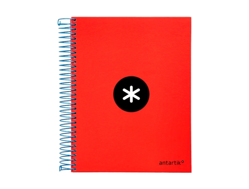 Cuaderno espiral liderpapel A5 micro Antartik tapa forrada 120 h 100g horizontal KD62, imagen 3 mini