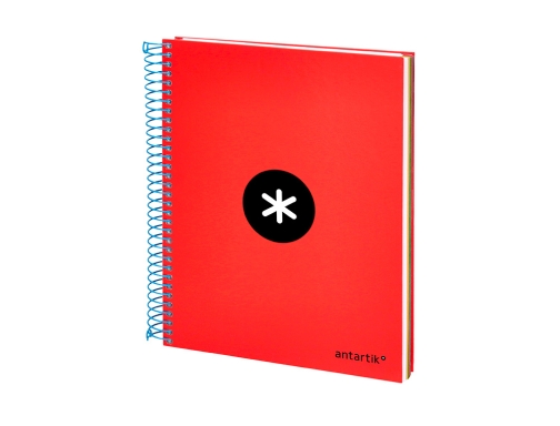 Cuaderno espiral liderpapel A5 micro Antartik tapa forrada 120 h 100g horizontal KD62, imagen 5 mini