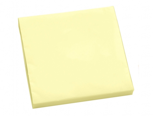 Bloc de notas adhesivas quita y pon Q-connect 76x76 mm con 100 KF10502 , amarillo, imagen 3 mini