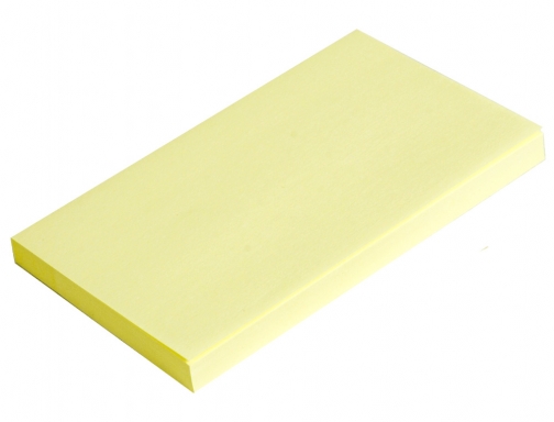 Bloc de notas adhesivas quita y pon Q-connect 76x127 mm con 100 KF10503 , amarillo, imagen 3 mini
