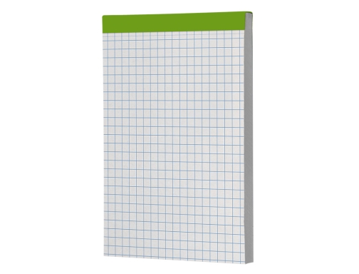 Bloc notas Liderpapel cuadro 4 mm A7 80 hojas 60 g m2 70012, imagen 4 mini