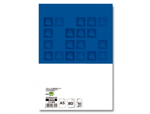 Bloc notas Liderpapel cuadro 4mm A5 80 hojas 60g m2 perforado 03321, imagen 2 mini