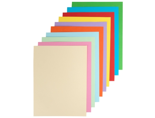 Bloc trabajos manuales Liderpapel cartulina 240x315 mm 10 hojas colores surtidos 00757, imagen 5 mini