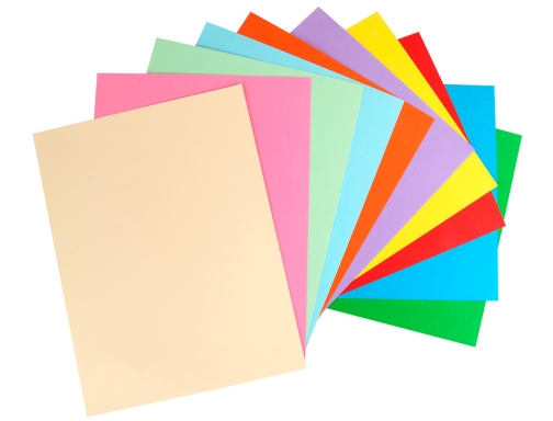 Bloc trabajos manuales Liderpapel cartulina 297x420 mm 10 hojas colores surtidos 51867, imagen 5 mini