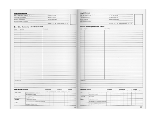 Cuaderno duplex Additio A4 evaluacion continua mas tutoria P142, imagen 5 mini