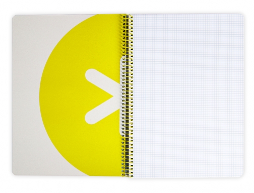 Cuaderno espiral liderpapel A4 Antartik tapa dura 80h 90gr cuadro 4mm con KB08, imagen 4 mini