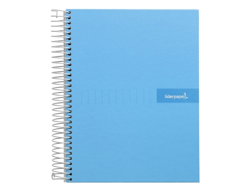 Cuaderno espiral Liderpapel A4 crafty tapa forrada 80h 90 gr cuadro 4mm 09924, imagen 3 mini