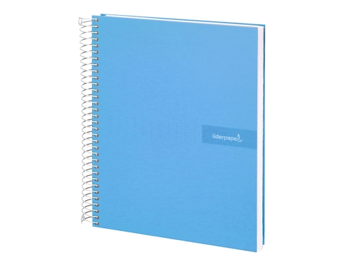 Cuaderno espiral Liderpapel A4 crafty tapa forrada 80h 90 gr cuadro 4mm 09924, imagen 4 mini