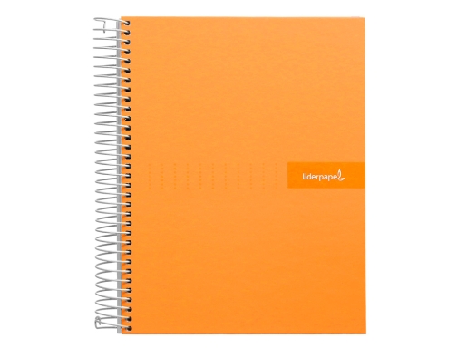 Cuaderno espiral Liderpapel A4 crafty tapa forrada 80h 90 gr cuadro 4mm 09925, imagen 3 mini