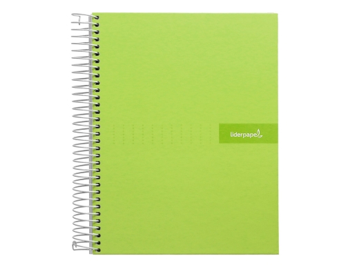 Cuaderno espiral Liderpapel A4 crafty tapa forrada 80h 90 gr cuadro 4mm 09927, imagen 3 mini