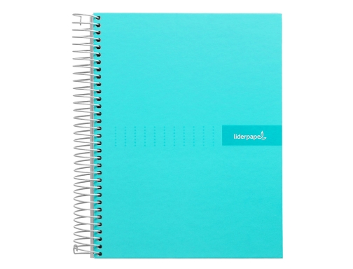 Cuaderno espiral Liderpapel A4 crafty tapa forrada 80h 90 gr cuadro 4mm 09941, imagen 3 mini