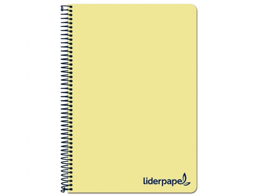 Cuaderno espiral Liderpapel A4 micro wonder tapa plastico 120h 90 gr cuadro 08937, imagen 2 mini