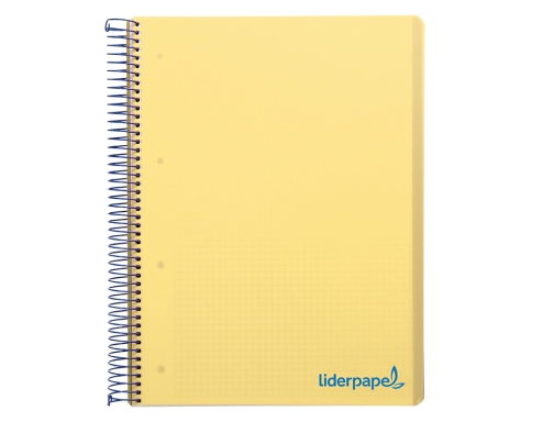 Cuaderno espiral Liderpapel A4 micro wonder tapa plastico 120h 90 gr cuadro 08937, imagen 3 mini