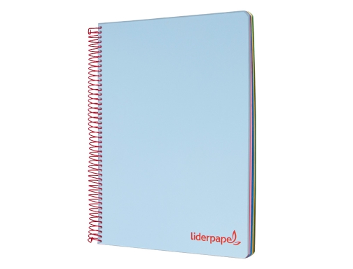 Cuaderno espiral Liderpapel A4 micro wonder tapa plastico 120h 90 gr cuadro 08938, imagen 4 mini