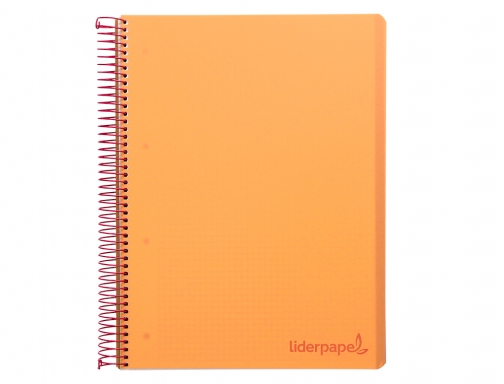 Cuaderno espiral Liderpapel A4 micro wonder tapa plastico 120h 90 gr cuadro 08939, imagen 3 mini
