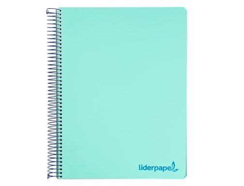 Cuaderno espiral Liderpapel A4 micro wonder tapa plastico 120h 90 gr cuadro 08941, imagen 3 mini