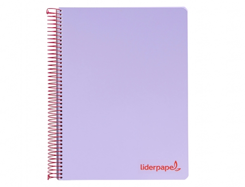 Cuaderno espiral Liderpapel A4 micro wonder tapa plastico 120h 90 gr cuadro 08942, imagen 3 mini