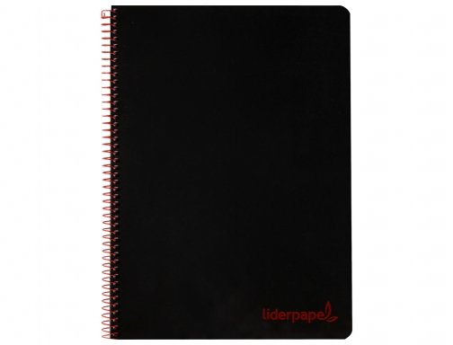 Cuaderno espiral Liderpapel A4 micro wonder tapa plastico 120h 90 gr cuadro 08943, imagen 2 mini