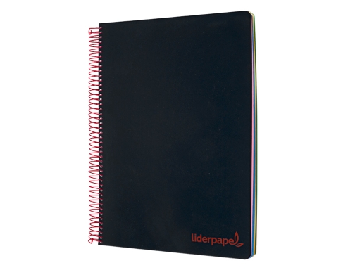 Cuaderno espiral Liderpapel A4 micro wonder tapa plastico 120h 90 gr cuadro 08943, imagen 4 mini