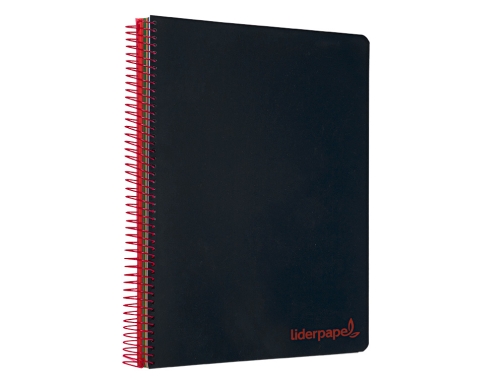 Cuaderno espiral Liderpapel A4 micro wonder tapa plastico 120h 90 gr cuadro 08943, imagen 5 mini