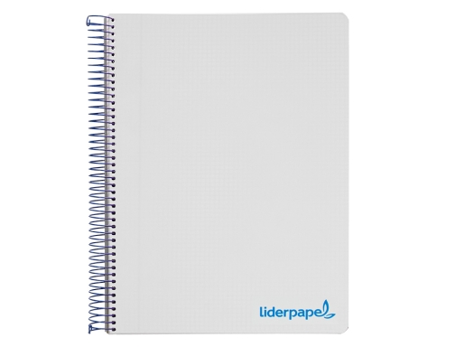 Cuaderno espiral Liderpapel A4 micro wonder tapa plastico 120h 90 gr cuadro 08945, imagen 3 mini