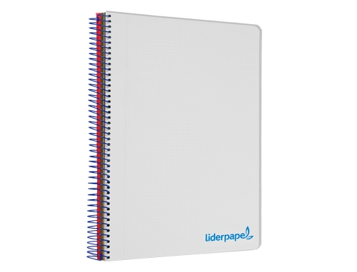 Cuaderno espiral Liderpapel A4 micro wonder tapa plastico 120h 90 gr cuadro 08945, imagen 5 mini