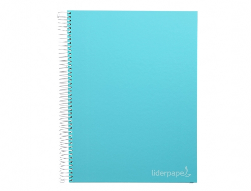 Cuaderno espiral Liderpapel A4 micro jolly tapa forrada 140h 75 gr cuadro 09650, imagen 2 mini