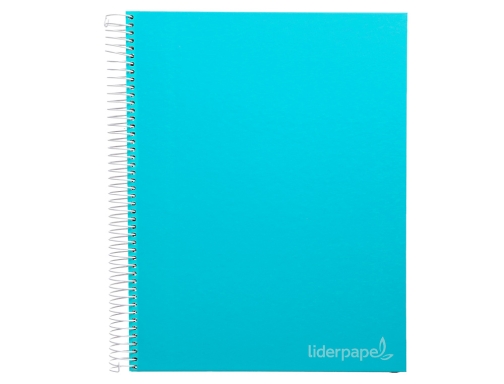 Cuaderno espiral Liderpapel A4 micro jolly tapa forrada 140h 75 gr cuadro 09650, imagen 3 mini