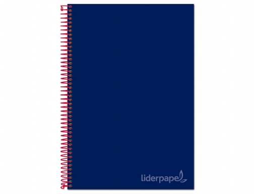 Cuaderno espiral Liderpapel A4 micro jolly tapa forrada 140h 75 gr cuadro 09651, imagen 2 mini