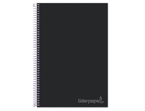 Cuaderno espiral Liderpapel A4 micro jolly tapa forrada 140h 75 gr cuadro 09753, imagen 2 mini