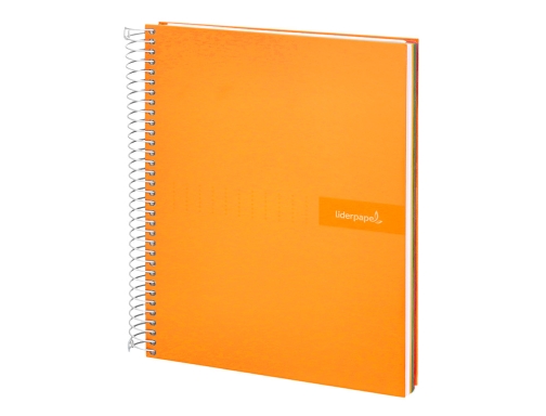 Cuaderno espiral Liderpapel A4 micro crafty tapa forrada 120h 90 gr cuadro 09972, imagen 4 mini