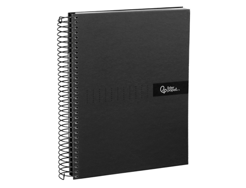 Cuaderno espiral Liderpapel A4 micro crafty tapa forrada 120h 90 gr cuadro 09977, imagen 4 mini