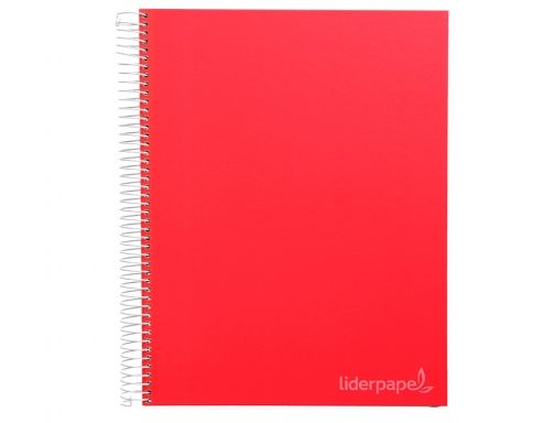 Cuaderno espiral Liderpapel A4 micro jolly multidisciplina tapa forrada 140h 75gr 28h 09984, imagen 4 mini