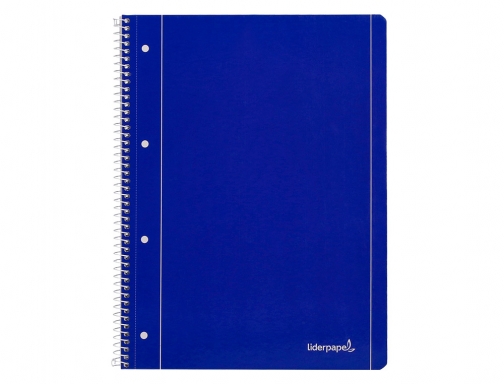 Cuaderno espiral Liderpapel A4 micro serie azul tapa blanda 80h 80 gr 29111, imagen 3 mini