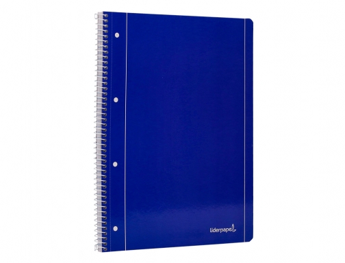 Cuaderno espiral Liderpapel A4 micro serie azul tapa blanda 80h 80 gr 29111, imagen 5 mini