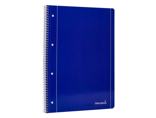 Cuaderno espiral Liderpapel A4 micro serie azul tapa blanda 80h 80 gr 29111, imagen 5 mini