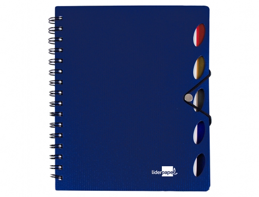 Cuaderno espiral Liderpapel A4 micro executive tapa plastico 100h 80 gr cuadro 35970, imagen 2 mini