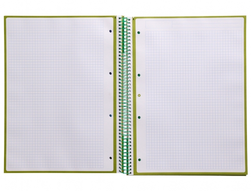 Cuaderno espiral liderpapel A4 micro Antartik tapa forrada 80h 90 gr cuadro KB22, imagen 5 mini